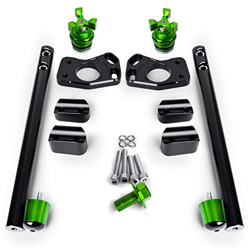 Demi Guidon Moto 37mm Guidon Bracelet 22mm pour Kawasaki Ninja 250 Ninja 300 Fourche 37mm Accessoires de Moto 2008-2018 - Image 6