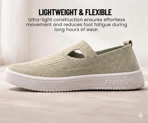 Image of Kraasa Lightweight Ballet Flats Bellies for Women, Walking Flat Shoes for Woman, Elastic Fit and Comfort, Ballerina for Ladies and Girls