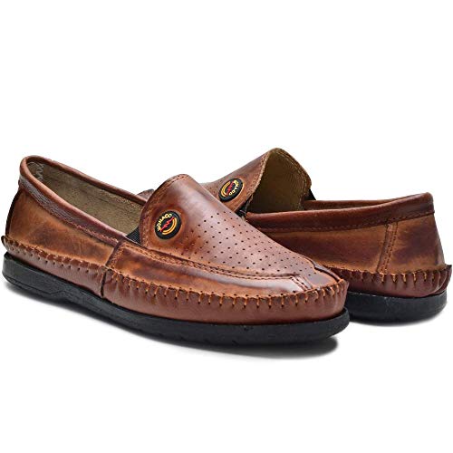 Kit 2 Pares Mocassim Masculino Monaco e Sapato Social Preto+whisky 40