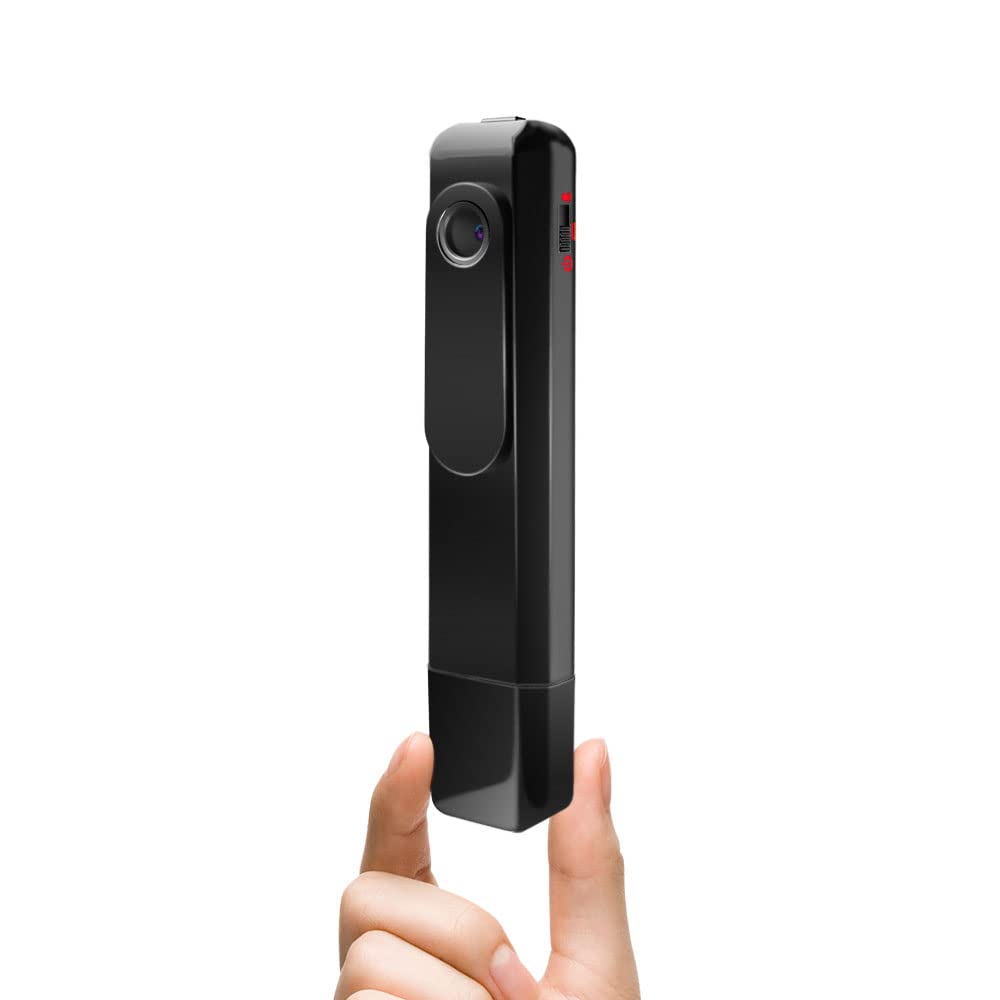 TEKMAGIC1080P HD Mini Pocket Camera Video Recorder Supports Loop Video Recording, Audio Recording Only, 32GB Memory Card Inserted