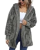 Verdickter Stoff - besteht aus warm Teddyfleece. Thermojacke Antistatisch Besonders warm und kuschelig, und nach Waschen pillt nicht