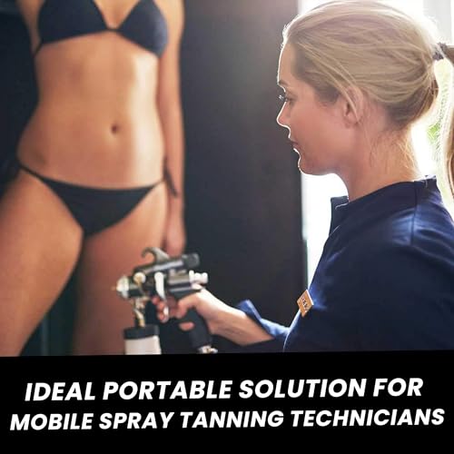 KobbTan Barraca grande de luxo para bronzeamento em spray – cabine de bronzeamento portátil com esto