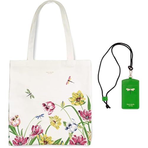 Bolso Tote de lona para mujer con porta credencial miniatura 1