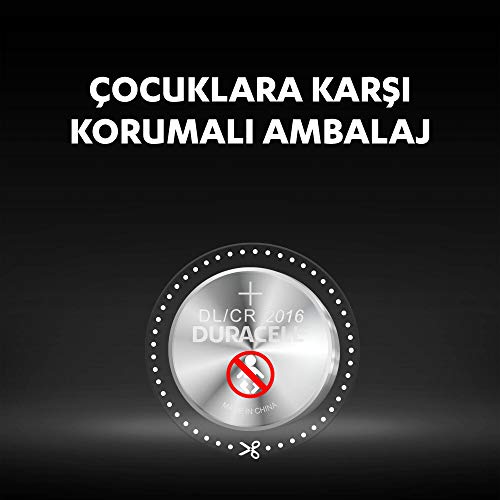 Duracell lithium-knoopcelbatterij. Type 2016 2er Pack metallic - Afbeelding 7