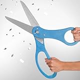 20 Inch Giant Grand Opening Scissors - Large Light Blue Scissors for Ribbon Cutting Ceremony Big Sharp Ribbon Cutting Shears for Inaugurations Business Openings and Special Events
