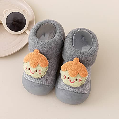 Mercatoo Crianças meninos meninas animais desenhos animados meias sapatos criança lã quente meias de