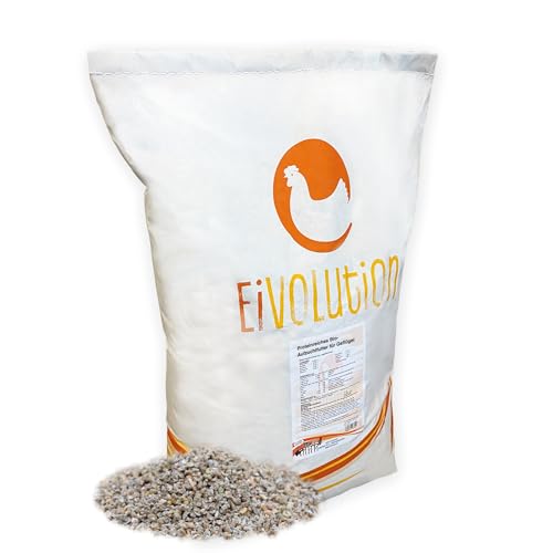 Eivolution Bio-Aufzuchtfutter Geflügel 14kg - Proteinreich - Für Küken, Hühner, Wachteln, Puten