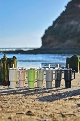 Image of STANLEY Quencher H2.0 Tumbler with Straw 40 oz | Flowstate 3-Position Lid | Cup Holder Compatible for Travel | Insulated Stainless Steel Cup | BPA-Free | Iris