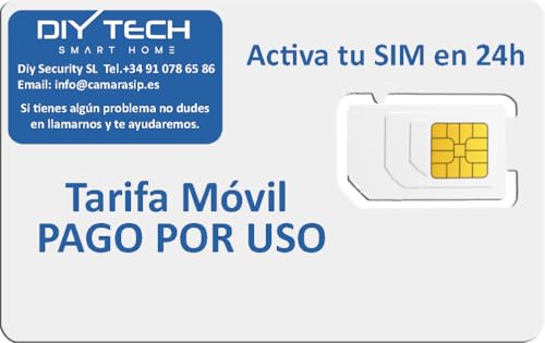 Tarjeta SIM Multitarifa. Tarifa Pago por Uso (Solo pagas por Uso