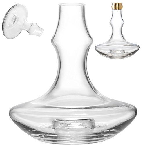 DILAW® Rubin Shisha Bowl Glas Ersatzglas Maße: Big Size Höhe: ca. 29 cm Bowl ohne Gewinde