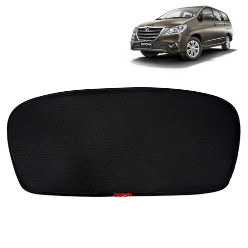 Image of Kingsway Car Rear Windshield Curtain Sun Shades for Toyota Innova (2012-2015), Dicky, Cotton Mesh, 1 Piece