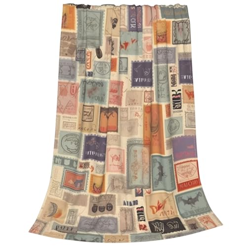 Couverture imprimée en flanelle douce cadeau idéal nostalgie - 3