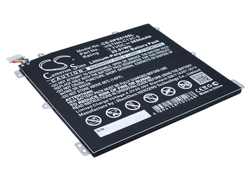 Eotdoo - Batterie de remplacement pour HP 7600US, HL-H408C, Slate 8 Plus, Slate 8 Pro, numéro de pièce : BY02, BY02021 et #H-C13C-S