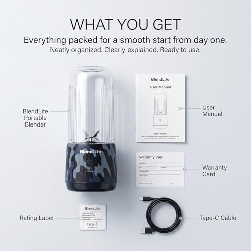 Image of BlendLife JOSH 380ml Portable Blender Juicer Mixer - Made in Bharat