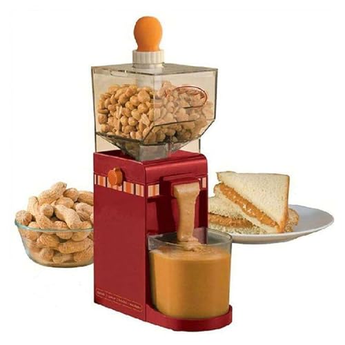 Máquina eléctrica for Hacer Mantequilla de Cacahuete, 500 ml, trituradora de Mantequilla de Cacahuete, Pasta de sésamo, for Uso doméstico y de Cocina, for maíz, anacardos y avellanas