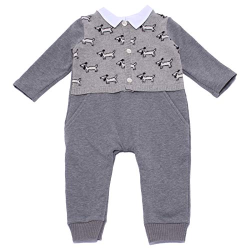 Cotton grey coverall SIMONETTA 2885Y pour les siestes de bébé