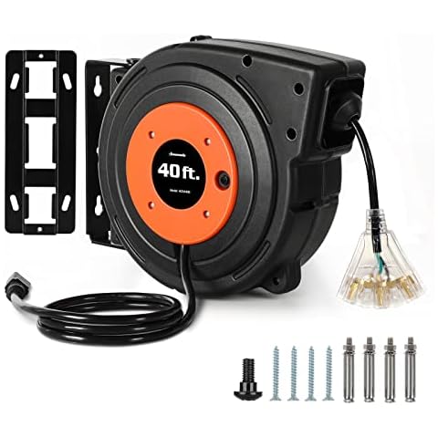 DEWENWILS Retractable Extension Cord Reel Cover