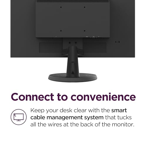 Image of Lenovo D24-40 Monitor, 23.8 inch FHD Display, Tilt Stand, HDMI and VGA Ports, 75Hz Refresh Rate, AMD FreeSync, 250 nits, Raven Black