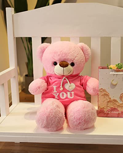 Image of AVSHUB Cute Teddy Bear Stuffed Animals Plush Toy Gifts for Boy or Girlfriend, Gift, Birthday Gift (2 Feet) (Pink Color)