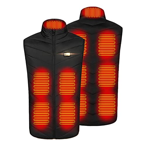 Gilet chauffant électrique 11 zones veste idéale pour rando et moto en hiver