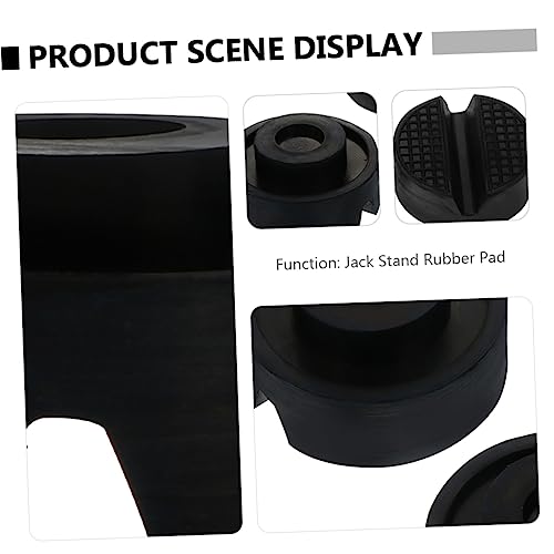 Vaguelly 4 Pcs Bloco De Apoio De Borracha Quadro Com Almofada De Ponto De Jack Almofadas De Elevador