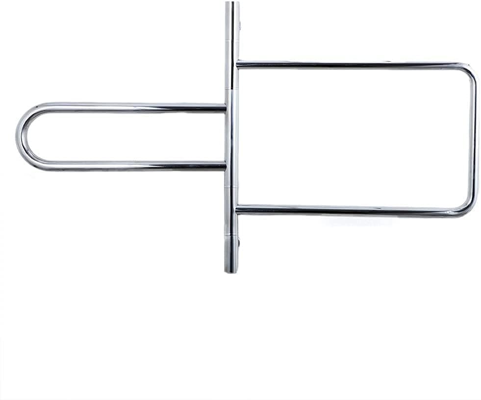 Towel Rack Towel Drying Rack Wall Mount Heated Frame for Bathroom Electric Heated Towel Rack Stainless Steel Built-in Thermostat Hardwired Heated Towel Rack Easy Install