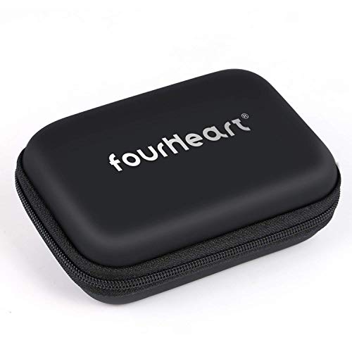 FourHeart Estuche de viaje para Banco de energía recargable con calentador de manos