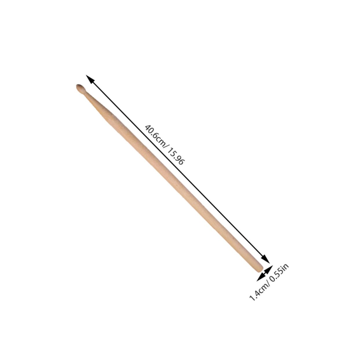 Abaodam 2sets Baguettes de Batterie en Bois D'érable avec Paquet en Tissu pour Améliorer la Performance Non Glissantes Paquet à Baguettes Accessoires de Percussion pour Professionnels