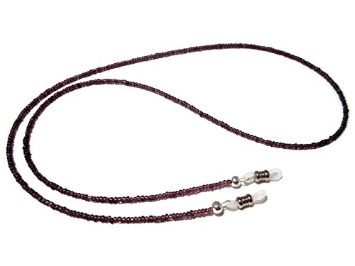 Atlanyards Pretty Plum Purple Seed Bead Eyeglass Holder Purple Beaded Eyeglass Chain #TOP3