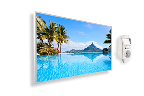 Könighaus Infrarotheizung mit Bild - 1200 Watt + Smart Thermostat &...