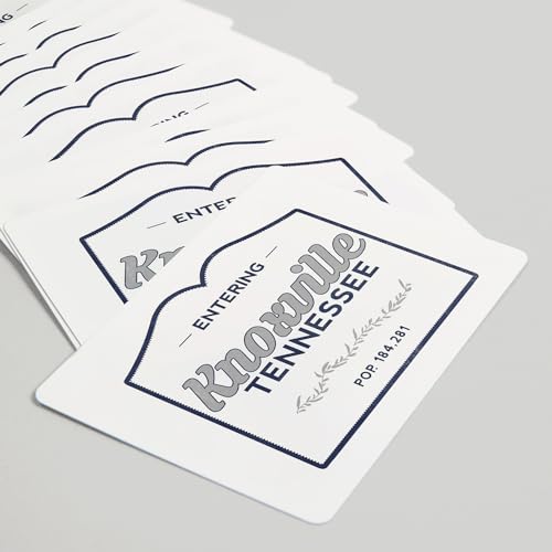 Baraja de Póker Knoxville Tennessee Azul 52 Cartas miniatura 5
