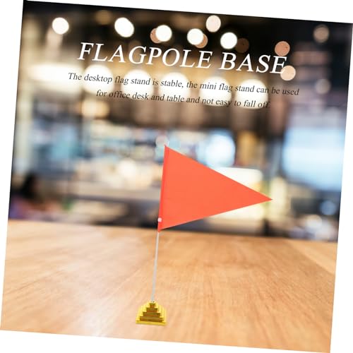 STOBOK 30stücke Mini-fahnenhalter Für Kleine Fahnen Tischfahnenstaender Aus Hochwertigem Material Präsentationsständer Für Schreibtisch Und Partydekoration Robuster Und Langlebiger Fahnen