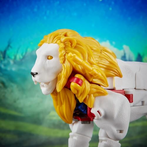 Transformers Legacy Evolution - Figura se converte de robo à leão - Maximal Leo Prime - F7206 - Hasb