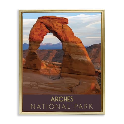 Arches National Park Desert Canyon, 24 x 30 Inch Canvas in Floater Frame