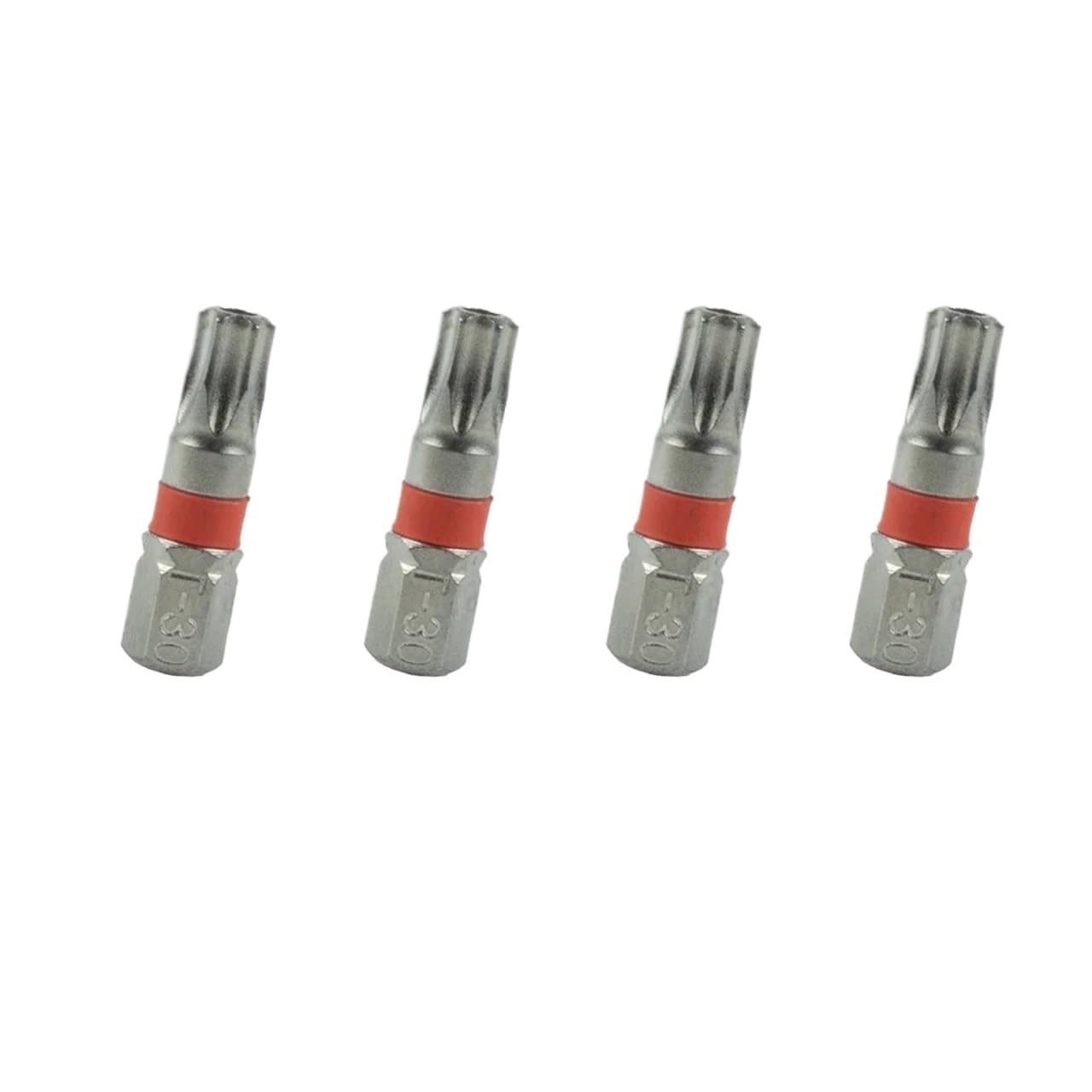 RUAJOGYNVM Hexagonal Bit 40Pcs 25mm T6-T40 Magnetic Torx Screwdriver Bits Set Screwdriver Head Hand Tool for Power Tool(T30) RUAJOGYNVM