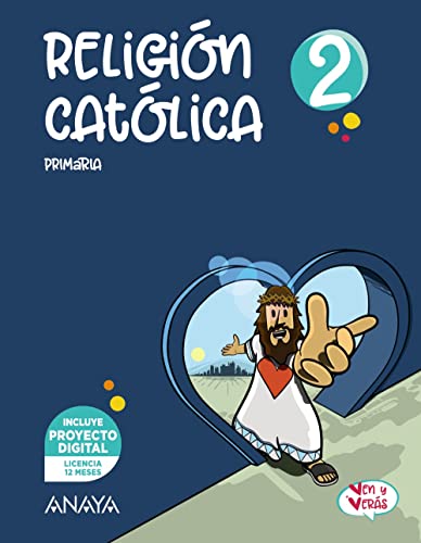 Portada de Religión Católica 2º ESO Ven y Verás Extremadura