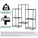 Metal Plant Stand Indoor Metal Plant Stands Outdoor Tiered Plant Shelf for Multiple Plants, 4 Tiers 8 Potted Plant Rack Holder Garden Shelves Flower Stand for Living Room Patio Corner (8 Tiers-B)
