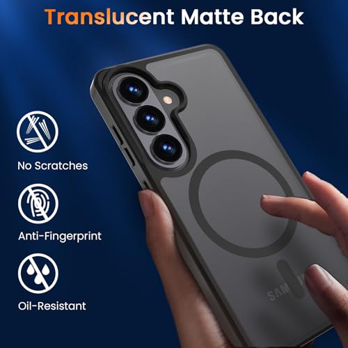 Image of WRJ Magnetic Case for Samsung Galaxy A17 /A16 /A26 6.7-Inch,Matte Black