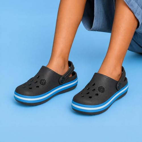 Image of NEOZ Casual Slingback Clogs for Kids with Soft Sole | Slip-On Breathable, Lightweight | Comfortable & Durable | Stylish Indoor & Outdoor Sandals Clogs for Kids