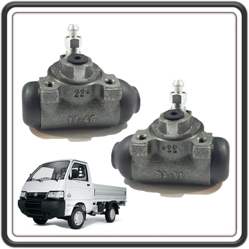 RICAMBIO COMPATIBILE KIT 2 CILINDRETTO CILINDRETTI FRENO POSTERIORE COMPATIBILE CON PIAGGIO PORTER PORTER 1300 16V FINO AL 2009 MOTORE DAIHATSU - PIAGGIO PORTER 1200 1400 DIESEL.