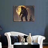 Zoom IMG-2 bigfoot moon sasquatch divertente cartello