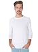 American Apparel  Unisex Poly-Cotton 3/4 Sleeve Raglan Shirt, White/White, Medium