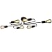 UNITARY BRAND Black Vintage Barn Metal Semi Flush Mount Ceiling Light Max. 240W With 6 Lights Painted Finish