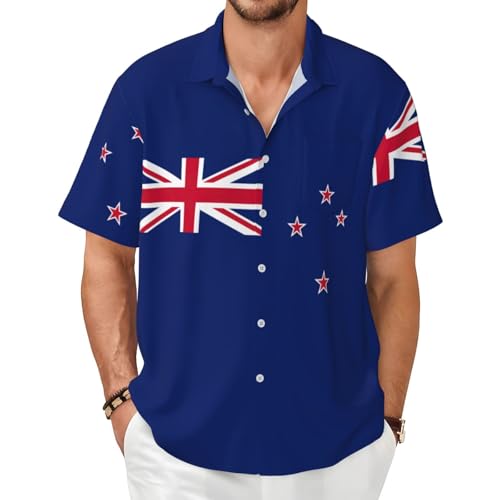 Chemise manches courtes homme Nouvelle-Zélande vêtement été confortable