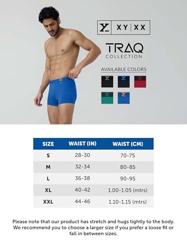 Image of XYXX Men's Underwear Aero IntelliSoft Micro Modal Trunk, Combo Pack of 3