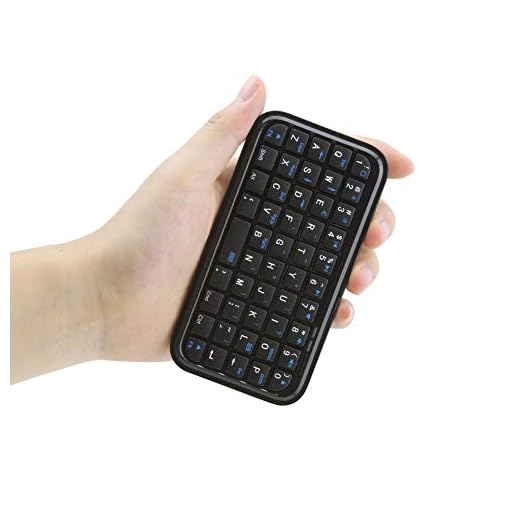 Bluetooth 3.0 Keyboard,Rechargeable Mini Slim Travel Size Wireless Pocket Keypad Small Portable 49 Keys Keyboard for PC Notebook Tablets Smartphones