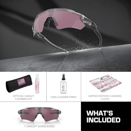 Image of Oakley RADAR EV PATH OO9208 Shield Shape Sunglasses With Official Eyewear Kit