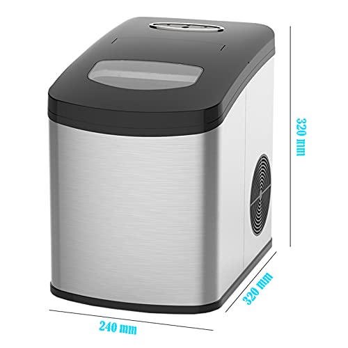 MHGD Automatische selbstreinigende Eismaschine für die Arbeitsplatte, tragbarer Eiswürfelbereiter, einfach zu bedienen… – Bild 5