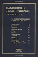 Handbook of Texas Evidence: Civil Practice (Supplemented Annually) 0735556784 Book Cover