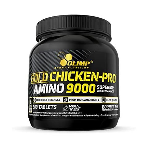 Olimp Labs Gold Chicken-Pro Amino Tablets, 9000 mg, Pack of 300 Mega Tablets Cover